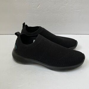 VESSI EVERYDAY MOVE SLIP ON SNEAKERS IN BLACK